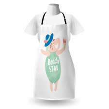 Girl Ice Cream Swimsuit Apron