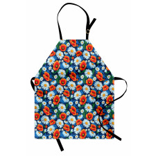 Vibrant Colored Poppies Apron