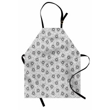 Overlapped Gerbera Floral Apron