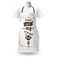 Wedding Diamond Shape Apron