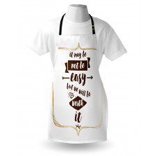 Wedding Diamond Shape Apron