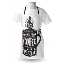 Texts Coffee Cup Apron