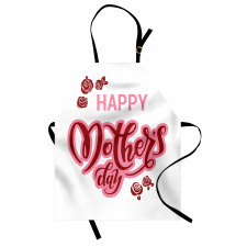 Happy Mothers Day Roses Apron