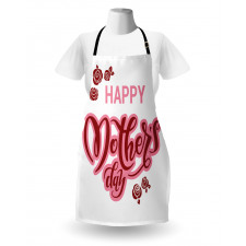 Happy Mothers Day Roses Apron