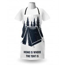 Home is Where the Tent is Apron