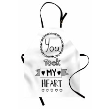 You Took My Heart Saying Apron