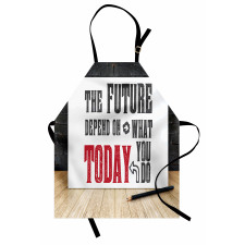 Wise Words Grungy Style Apron