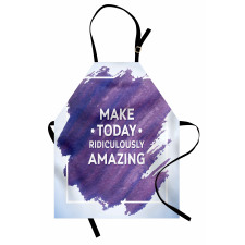 Make Today Text Apron