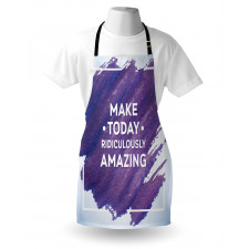 Make Today Text Apron