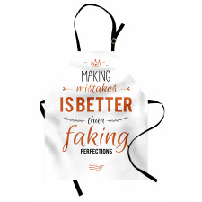Mistakes and Perfections Apron