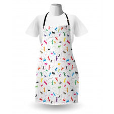 Spring Wildlife Motif Apron