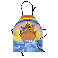 Animals Rainbow Ancient Apron