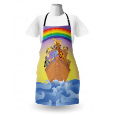 Animals Rainbow Ancient Apron