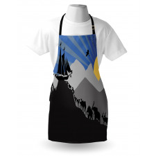 Pair of Creatures Ark Motif Apron