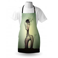 Surrealist Woman Shape Apron