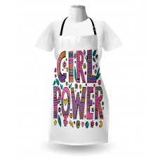 Hippie Boho Girl Words Apron