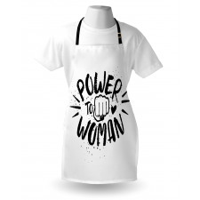 Power Woman Fist Shape Apron