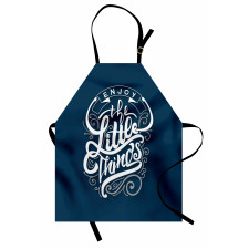 Positive Phrase Curlicues Apron