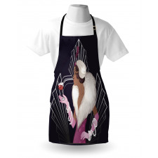 Fur Collar Lady Apron