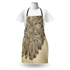 Vintage Blossom Grunge Apron