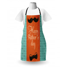 Mustache Bowtie Apron