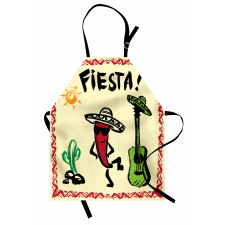 Mexican Party Red Pepper Apron
