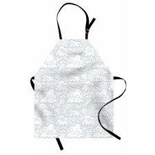 Sketch Style Stripes Apron