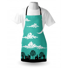 Buildings with Trees Apron