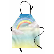 Semi Circle Style Rainbow Apron