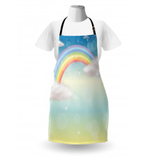 Semi Circle Style Rainbow Apron