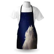 Nocturnal Theme Night Sky Apron