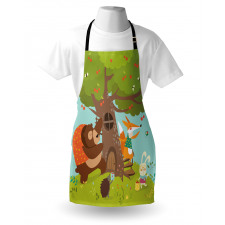 Animals Cherry Tree Apron