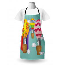 Animals in Balloons Apron