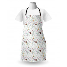 Art Deco Pattern Herbs Apron