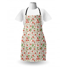 Doodle Flower Branch Apron