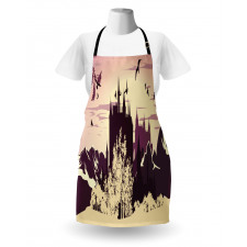 Castle in Mountains Apron