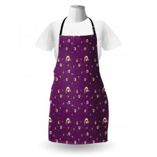 Abstract Curls Apron