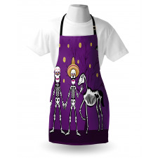 Skeleton Couple Apron