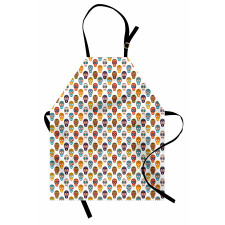 Floral Calavera Apron