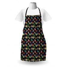 Funny Skulls Stars Apron