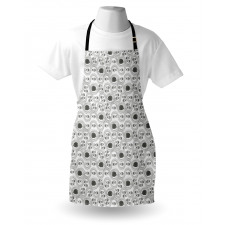 Nautical Sketch Animals Apron