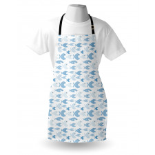 Tropical Piranha Pattern Apron