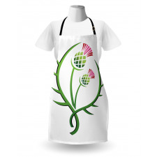 Graphic Flower Apron