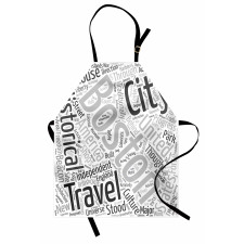 Worldcloud for Tourists Apron