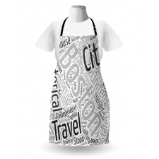 Worldcloud for Tourists Apron