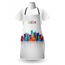 City Skyline Silhouette Apron