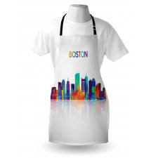 City Skyline Silhouette Apron