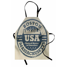 Passport Stamp Design Apron