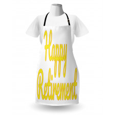 Calligraphy Phrase Apron