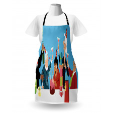 Cake Gifts Champagne Apron